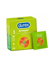 Prezervatyvai Durex Arouser 3 vnt. dėžutė