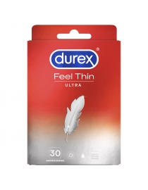 Prezervatyvai Durex Feel Ultra Thin 30 vnt. dėžutė