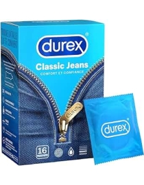 Prezervatyvai Durex Classic Jeans 16 vnt. dėž.