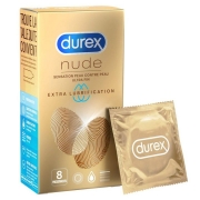 Durex Nude Extra Lubel 8 vnt.