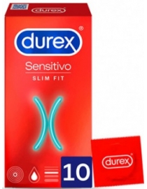 Prezervatyvai Durex Elite (Sensitive) Slim Fit 10 vnt. dėžutė