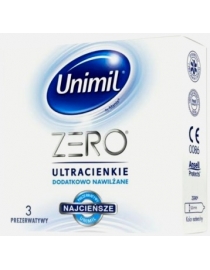 Prezervatyvai LifeStyles-Unimil Zero 3vnt.