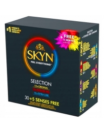 Prezervatyvai SKYN Selection 30 + 5 dėžutė