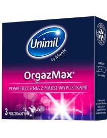 Prezervatyvai LifeStyles-Unimil OrgazMax 3vnt.