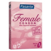 Pasante Female Condom 3 vnt. dėžutė